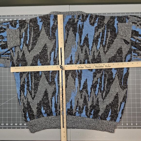 Vintage Santana Sweater Large Italy 80s 90s Cosby Retro Dadcore Granpacore - Picture 6 of 8